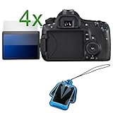 GTMax 4x Premium Clear LCD Screen Protector Cover Guard Film for Canon EOS  ....
