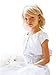 Sweet Kids Girls Pleated Satin Bolero Jacket Dress Cover Up