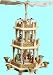 2 Tier Colorful German Nativity Pyramid