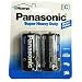 Panasonic C-Size Super Heavy Duty Batteries - 12-Packs of 2 C-Size Batteries (Total 24 x C Panasonic Batteries)