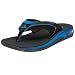 Reef Men's Fanning-02 Sandal,Black/Royal,10 M US