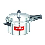 Prestige Popular Aluminium Pressure Cooker, 4 Liters