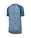 Under Armour Kids Boys' UA Tech Logo Novelty S/S Tee, Slate Blue/Tahitian Teal, LG (14-16 Big Kids)