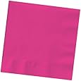 Creative Converting Touch of Color 2-Ply 50 Count Paper Lunch Napkins, Hot Magenta