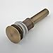 Hiendure® Pop up Drain with Overflow,antique Brass