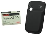 Black Extended Battery (Long-Life) Li-Ion 1400 mAh + Battery Door for Sprint, Alltel, Verizon HTC Touch XV6900 - Retail Packaging