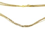 14K Multi-Strand 1+1 Pallinato Necklace