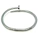Stainless Steel Nail Style Love Bangle Bracelet Oval High Polish Silver , Fits 7.5inch Wrists