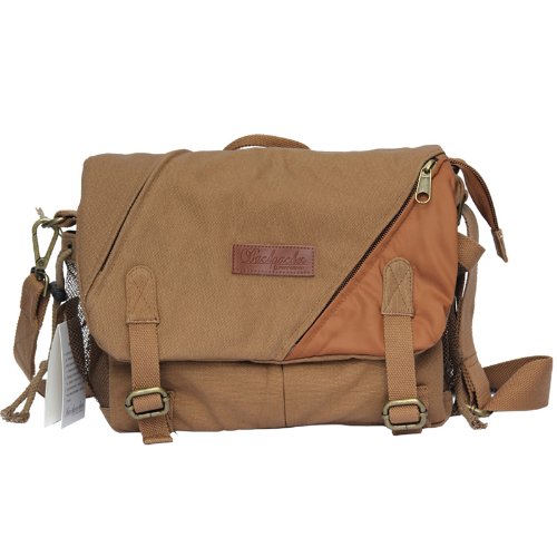 Image of Koolertron BBK6 Canvas DSLR Camera Bag Messenger Shoulder Bag For Nikon Sony Canon Olympus