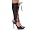 Sexy Black Sandal Boot 5 Inch Heel Knee High Sandal Women's Shoes Size: 7