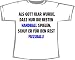 Sports : Nur die besten spielen Handball; T-Shirt wei&szlig;
