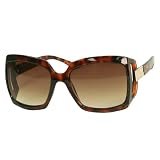"Summer Holiday" Women's Fashion Frame Sunglasses - Tortoise