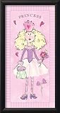 Princess Framed Art Poster Print by Stephanie Marrott, 12x22