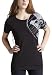 Roxy Junior's "Look Sharp" Burnout Boyfriend Tee,Black,Large