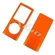 Apple iPod Nano 4 (4th Generation) Snap-On Hard Case Protector Orange