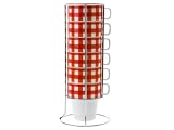 Present Time  Cappuccino set Picnic tower porcelain red