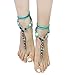 Runa Sea Bohemian Style Seed Bead Barefoot Sandals (Sold As Pair)