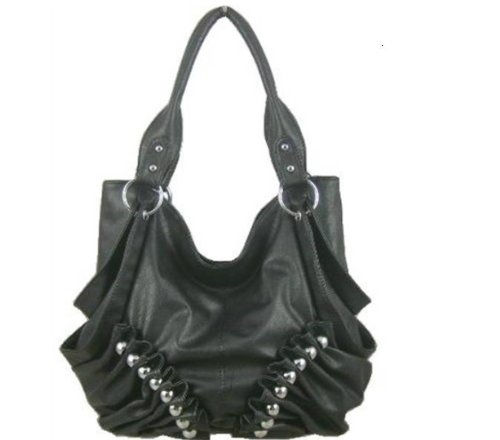 Cuffu High Quality at Low Price Women/Girls HandBag Purse Style 2 Black Litmited Edtion