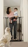 Extra Tall Security Gate in Black with 2 Free extensions