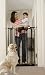 Extra-Tall Swing Closed Baby Gate Black