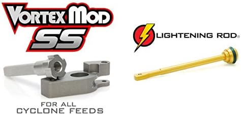 Techt Paintball Upgrade Package for Tippmann Cyclone Feed Systems A-5 X7 Phenom 98 - Includes Lightening Rod + Vortex Mod SS