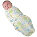 Kiddopotamus SwaddleMe Organic Cotton Boy Print -Blue