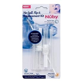 【クリックで詳細表示】Nuby フリップイット・ボトルII専用 替えストロー