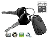 Car Remote Micro Video Camera with Micro SD Slot - Supports 16gb Micro SD Card - Captures High Resolution Video Capture with Sound + Still Image Option - Includes 4gb Micro SD Card