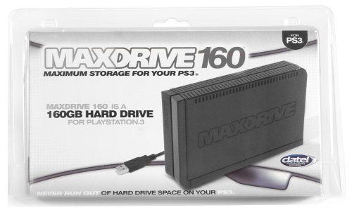 Datel Max Drive 160 - External 160GB HDD (PS3)