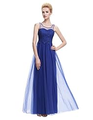 Cocktail Bateau Neck Sleeveless Polyester/Tulle Lace Evening Dress/Bridesmaid Dress/Pageant Dress/Prom Dress/Party Dress/Wedding Dress 