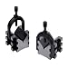 Brown & Sharpe 750-2 4 Piece V Block and Clamp Pair Set, Hardened Steel, 0.0003" Accuracy, 2" Maximum Capacity, 2-1/2" Length, 2-3/4" Width, 2" Height