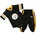 Pittsburgh Steelers NFL Baby / Infant 2 Piece Dazzle Onesie Jersey and Pants Set