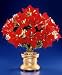 National Tree Company SZM7-119-26 26 Inch Fiber Optic 17-Head Red Poinsettia Bush wit...