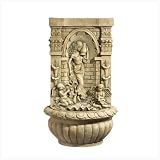 LADY & CHERUBS WALL FOUNTAIN
