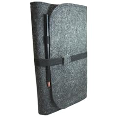 buchfilz Leseh�lle - Grau: Variable Leseh�lle aus Wollfilz