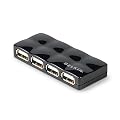 Belkin F5U701PukBLK USB 2.0 7 Port Mobile Hub - Black