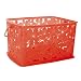 Blumz Flower Plastic Storage Basket - Melon