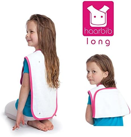 maamam haarbib Multi Use Over the Shoulder Mini Towel (Long, Pink)