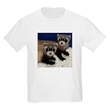 Official Smithsonian - Black-footed Ferrets Kids Light T-Shirt