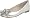 Nine West Women's Orysia Ballet Flat,Silver,5.5 M US