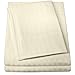 1500 Supreme Collection Dobby Striped Sateen 4 Piece Bed Sheet Set Deep Pocket - All Sizes, 23 Colors - King, Dobby Stripe Ivory