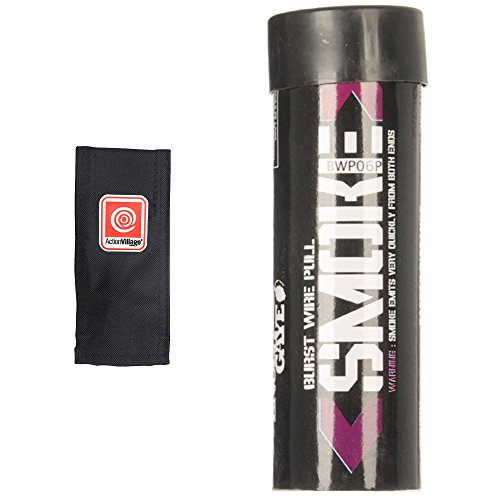 Enola Gaye Burst Smoke Grenade w/ Action Village Barrel Sleeve (Single, 3 Pack, 5 Pack, 10 Pack, 25 Pack, 50 Pack, 100 Pack) (Purple, 25 Pack)