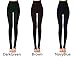 Anmengte Winter Womens Black Warm Velet Stretchy High Waist Elastics Leggings (FBA)