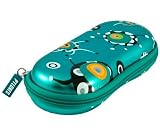 Pylones Zipper Eyeglass Glasses Case, Blue Satellite