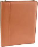 Hartmann Belting Leather Zip Executive Writing Folio,Natural,One Size