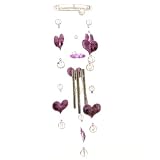 Review The Tribeca Gift Company  / Sequined Heart Wind Chime