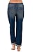 PajamaJeans - Classic Blue Wash Stretch Knit Denim Boyfriend Jeans for Women