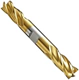 read full review Niagara Cutter D400 High-Speed Steel End Mill, General Purpose, TiN Coated, 4 Flutes, Double Square End, 5/8