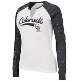 Colorado Rockies Women's League Special Long Sleeve Raglan T-Shirt