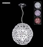 James Moder 94980S2M Sun Sphere Collection, Silver Finish with Imperial Amethyst Crystal